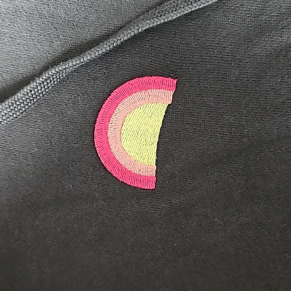 Spiritual Gangster Rainbow Pullover Hoodie Black S - Picture 4 of 8